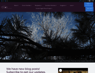 corneas.org screenshot