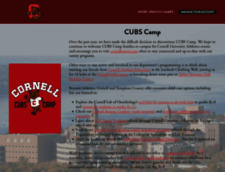 cornellcamps.com screenshot