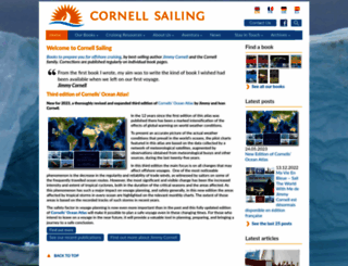 cornellsailing.com screenshot