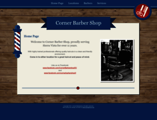 cornerbarbershop.com screenshot