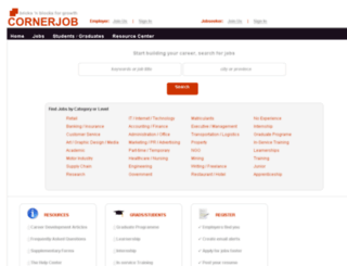 cornerjob.co.za screenshot
