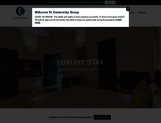 cornerstay.in screenshot
