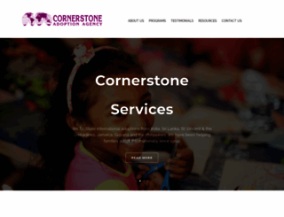 cornerstoneadoption.ca screenshot