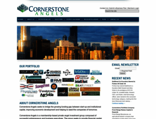 cornerstoneangels.com screenshot
