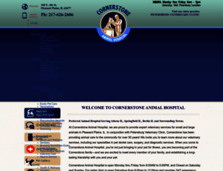 cornerstoneanimalhospital.net screenshot