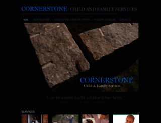 cornerstonechildfamilyservices.com screenshot