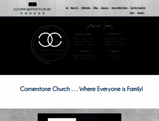 cornerstonechurch.cc screenshot
