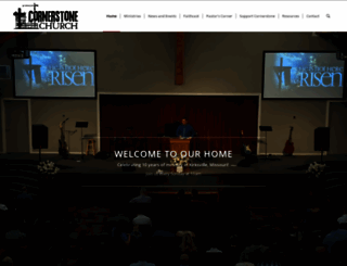 cornerstonechurch.faith screenshot