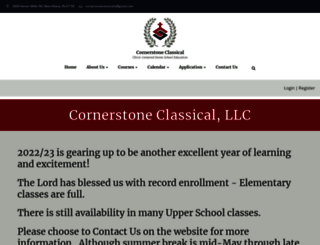 cornerstoneclassicalschool.com screenshot