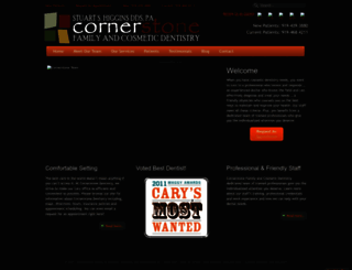 cornerstonecosmeticdental.com screenshot