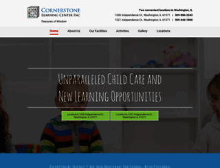 cornerstonelearningcenterinc.com screenshot