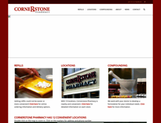 cornerstonepharmacy.com screenshot