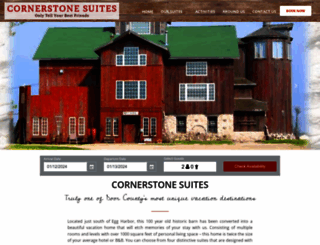 cornerstonesuites.com screenshot