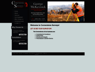 cornerstonesurveys.ca screenshot