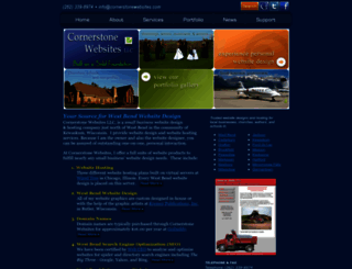cornerstonewebsites.com screenshot