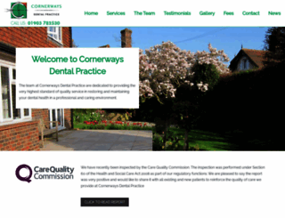cornerwaysdentalpractice.co.uk screenshot