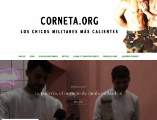 corneta.org screenshot