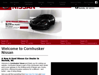 cornhuskernissan.com screenshot