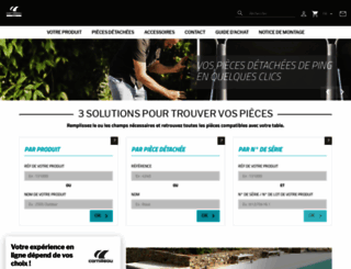 cornilleau-services.com screenshot