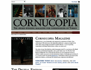 cornucopia.net screenshot