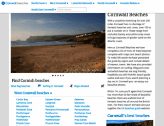 cornwall-beaches.co.uk screenshot