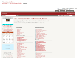 cornwall.classifieds.ca screenshot