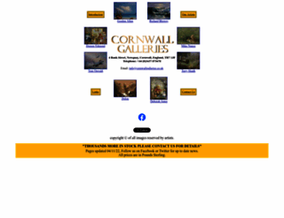 cornwallgalleries.co.uk screenshot