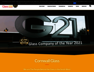 cornwallglass.co.uk screenshot
