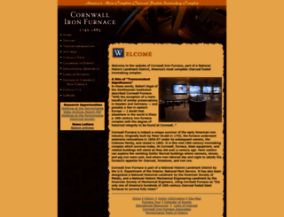 cornwallironfurnace.org screenshot