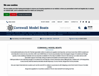 cornwallmodelboats.co.uk screenshot