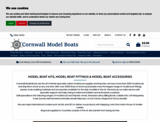 cornwallmodelboats.co.uk screenshot