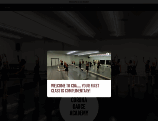 coronadanceacademy.com screenshot