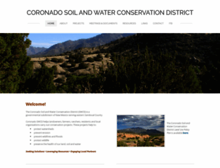 coronadoswcd.org screenshot