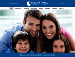 coronafamilydentist.com screenshot