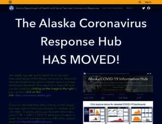 coronavirus-response-alaska-dhss.hub.arcgis.com screenshot