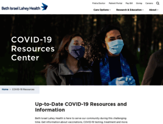 coronavirus.bilh.org screenshot
