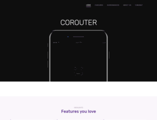 corouter.com screenshot
