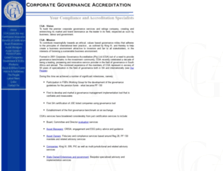 corpgovernance.co.za screenshot