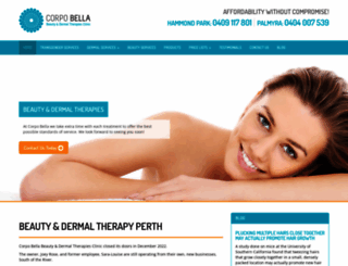 corpobella.com.au screenshot