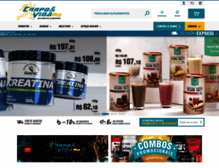 corpoevidasuplementos.com.br screenshot