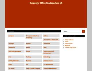 corporate-office-headquarters-us.com screenshot