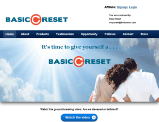 corporate.basicreset.com screenshot