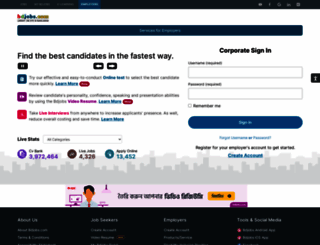corporate.bdjobs.com screenshot
