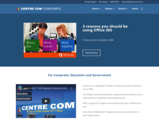 corporate.centrecom.com.au screenshot