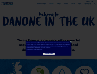corporate.danone.co.uk screenshot