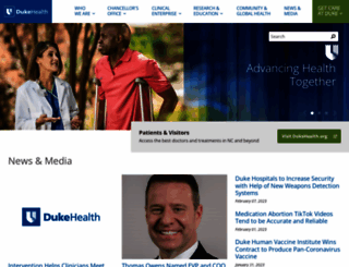 corporate.dukemedicine.org screenshot