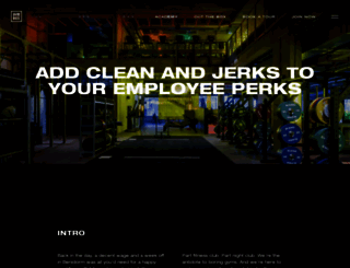 corporate.gymbox.com screenshot
