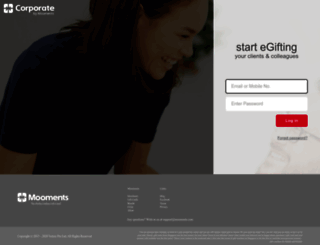 corporate.mooments.com screenshot