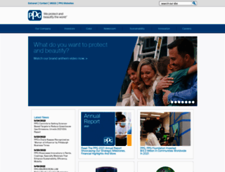 corporate.ppg.com screenshot