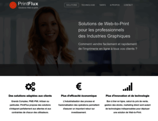 corporate.printflux.com screenshot